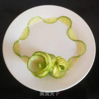 #花样美食#黄瓜玫瑰的做法步骤:8