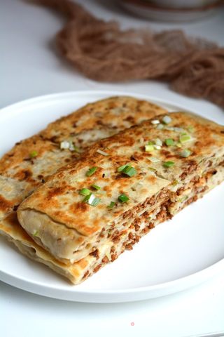 葱香千层肉饼 的做法步骤:14