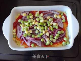 土豆泥披萨的做法步骤:5