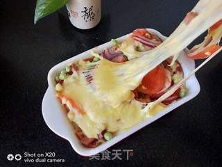 土豆泥披萨的做法步骤:9
