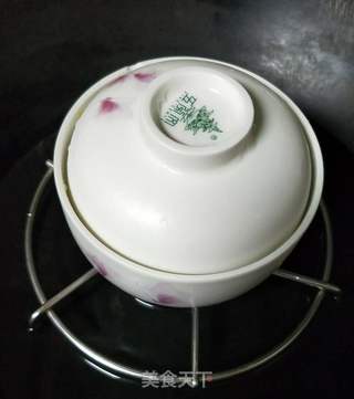 南瓜蒸蛋的做法步骤:4
