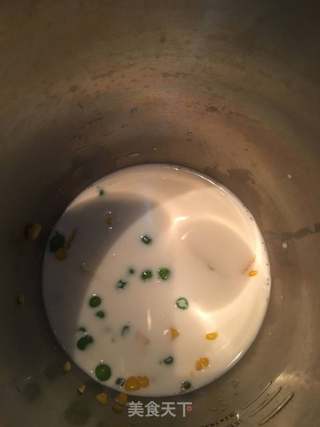 豌豆玉米奶昔的做法步骤:4