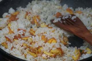 蔬菜蛋炒饭的做法步骤:5