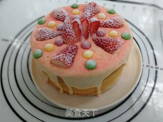 爆浆草莓海盐奶盖蛋糕的做法步骤:30