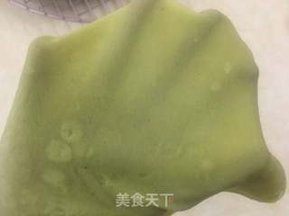 抹茶蜜豆毛巾卷的做法步骤:8