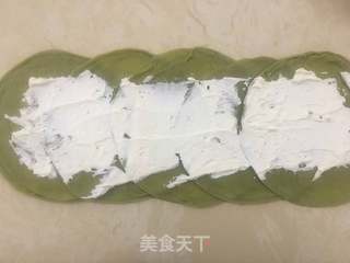 抹茶蜜豆毛巾卷的做法步骤:9