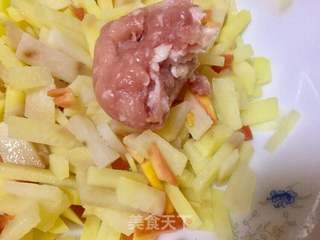 #春日美食#海藻肉末土豆心的做法步骤：5