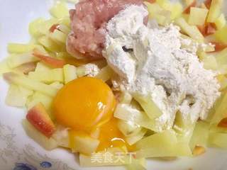 #春日美食#海藻肉末土豆心的做法步骤:7