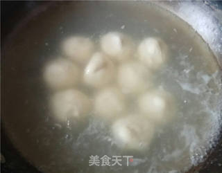 “春食野菜”荠菜鲜肉汤圆的做法步骤:10