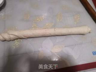 发面五香千层饼~无油烙制的做法步骤:7