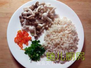 鸡蛋豆腐双菇羹──“鱼儿厨房”私房菜的做法步骤:2