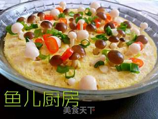 鸡蛋豆腐双菇羹──“鱼儿厨房”私房菜的做法步骤：12
