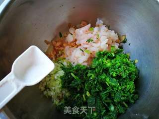 磷虾荠菜馄饨的做法步骤:5