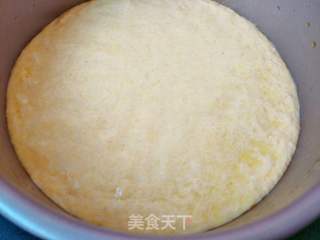 奶香玉米面发糕的做法步骤:3