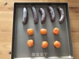 豪华版【香肠蛋黄青团】的做法步骤:3
