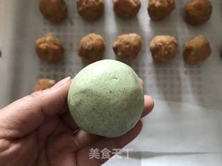 豪华版【香肠蛋黄青团】的做法步骤:12