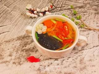 玉米虫草海参汤的做法步骤:13