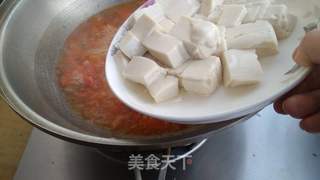 番茄豆腐汤的做法步骤:8