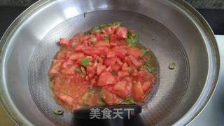 番茄豆腐汤的做法步骤:5
