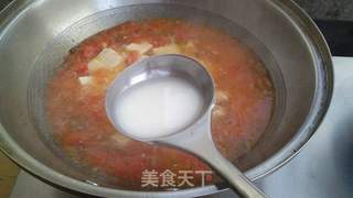 番茄豆腐汤的做法步骤:10