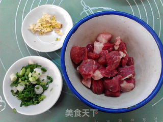 腌豇豆粉蒸牛肉的做法步骤:4