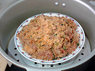 腌豇豆粉蒸牛肉的做法步骤:10