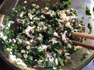 草头笋肉馄饨#春季野菜#的做法步骤:8