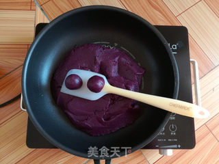 奶香紫薯泥的做法步骤:12