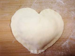 心形煎饺的做法步骤:7