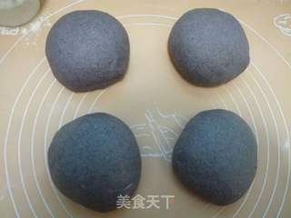 黑米面豆沙发糕的做法步骤:7