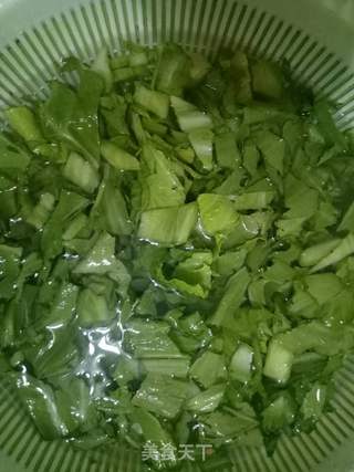 腊肠芥菜蛋炒饭的做法步骤：3