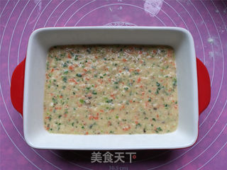 南极磷虾时蔬蒸糕的做法步骤:8