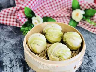 双色花卷的做法步骤:16
