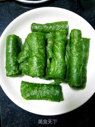 菠菜翡翠卷的做法步骤：7