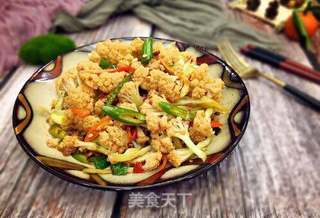 #春日美味#蚂蚁焗香辣花菜的做法步骤:22
