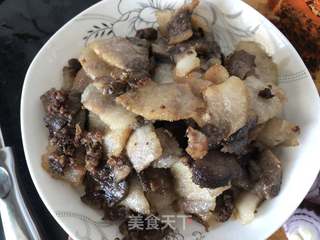 回锅猪头肉的做法步骤:4
