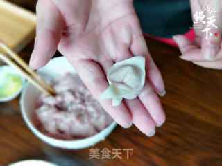 鲜鳗鱼云吞的做法步骤:12