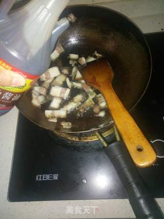 土豆炒腊肉的做法步骤：4