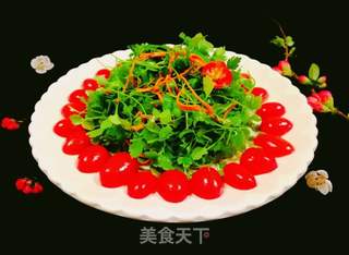 三叶香凉拌圣女果的做法步骤:9