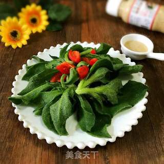 凉拌冰草的做法步骤:7