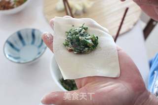 最销魂不过这一碗——酸辣荠菜馄饨的做法步骤:7