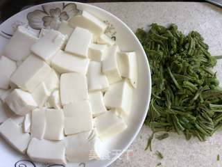 香椿拌豆腐#春季野菜#的做法步骤:6