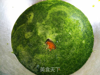菠菜蜂蜜小薄饼的做法步骤:3