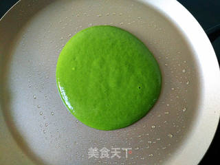 菠菜蜂蜜小薄饼的做法步骤:8