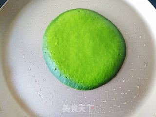 菠菜蜂蜜小薄饼的做法步骤:9