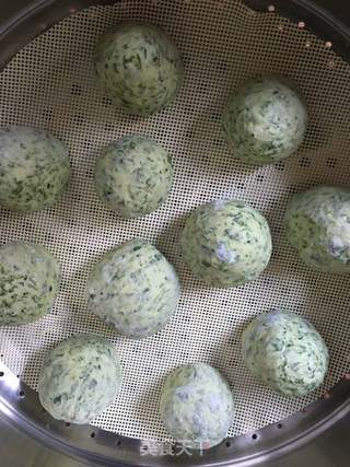 春之食:苜蓿菜馍的做法步骤:9
