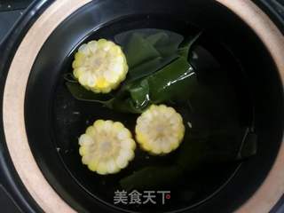 虫草花玉米海参汤的做法步骤:6