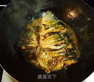 红烧鲤鱼的做法步骤:7
