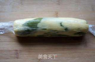 抹茶大理石饼干的做法步骤:9