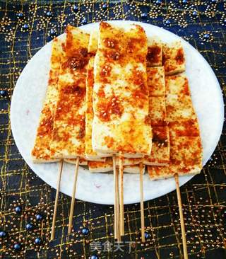 烤千叶豆腐的做法步骤:9